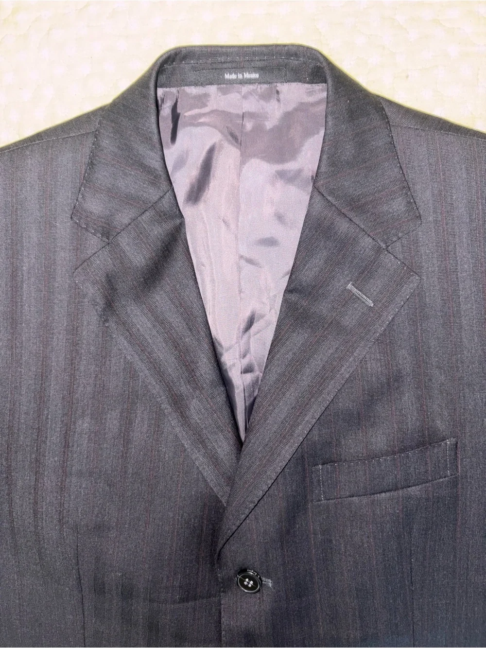 Z Zegna Dark Gray 2-pc Slim fit Men's Suit 40R, 31x28